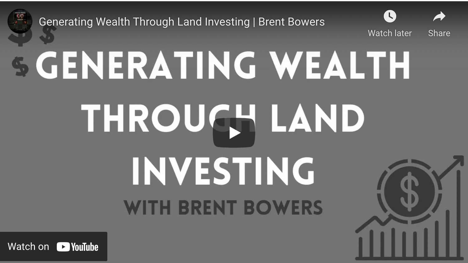 Generating Wealth Through Land Investing | Brent Bowers
