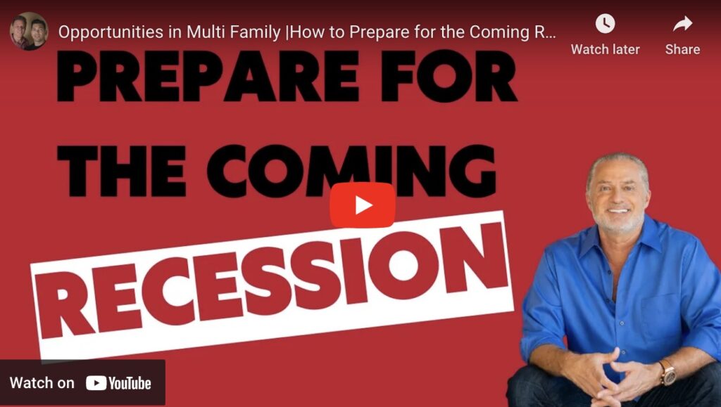 Prepare for the Coming Recession